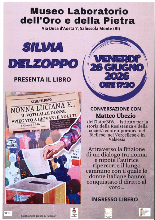 Silvia Delzoppo presenta il libro "Nonna Luciana e... il voto alle donne spiegato a giovani e adulti"